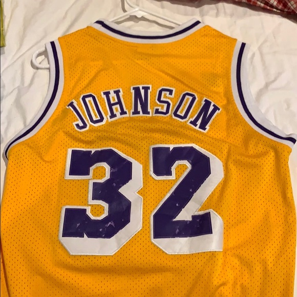 Lakers stitched Magic Johnson Jersey - Picture 2 of 2